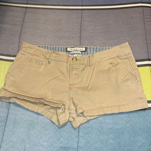 Abercrombie & Fitch Khaki Mini Shorts